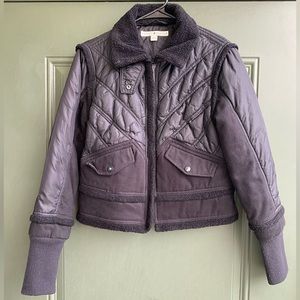 Tommy Hilfiger Fleece Collar Bomber Jacket Black Size Small